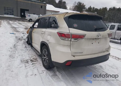 2016 Toyota Highlander Xle V6 из США, поврежденный, VIN 5TDJKRFH2GS506825